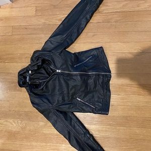 kids abercrombie leather jacket